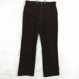 Tribal Womens Pants Straight‎ Leg Corduroy Brown Stretch High Rise 8